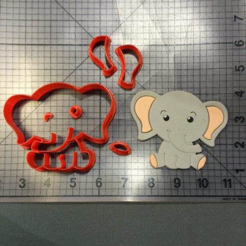 Baby Elephant 266-B898 Cookie Cutter Set