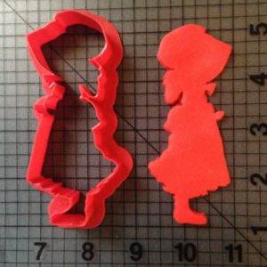 Girl with Bonnet Silhouette Cookie Cutter