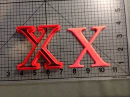 Greek Letter Chi Cookie Cutter