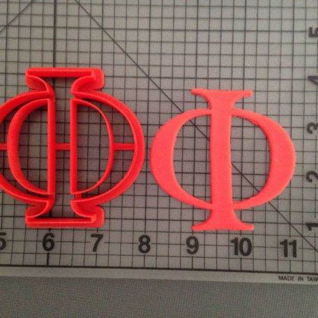 Greek Letter Phi Cookie Cutter