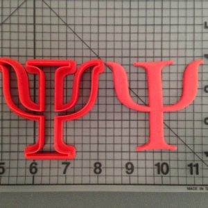 Greek Letter Psi Cookie Cutter