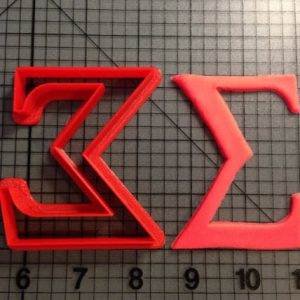 Greek Letter Sigma Cookie Cutter