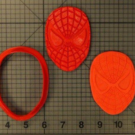 Spiderman Face Cookie Cutter and Stamp