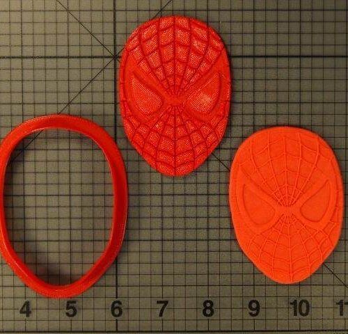 Spiderman Face Cookie Cutter and Stamp