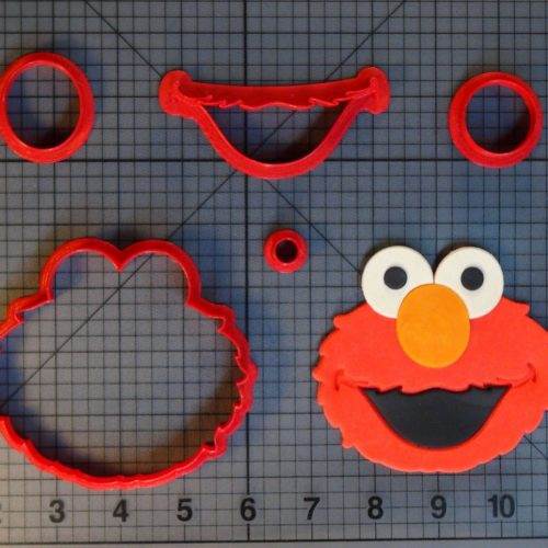 Sesame Street - Elmo 266-B039 Cookie Cutter Set