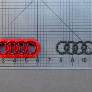 Audi Logo 266-A024 Cookie Cutter