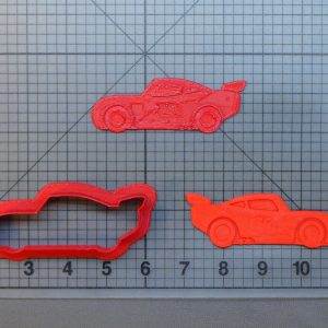 Cars - Lightning McQueen 266-A794 Cookie Cutter and Stamp