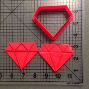 JB_Diamond Cookie Cutter and Stamp