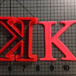 Greek Letter Kappa Cookie Cutter