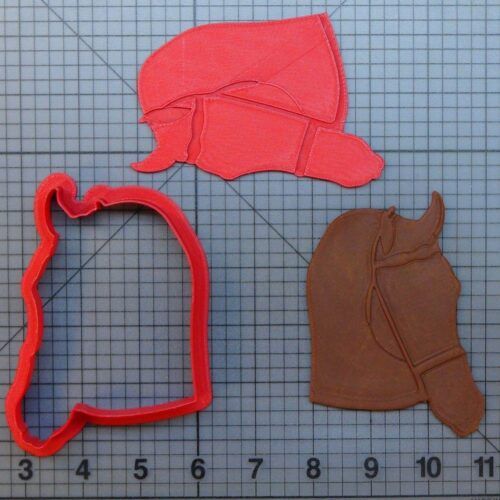 JB_Horse Head with Bridle 266 A870 Cookie Cutter and Stamp