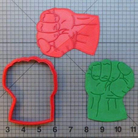 Hulk Fist 266-A029 Cookie Cutter and Stamp (4 inch)