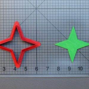 Ninja Star Four Point 266-A793 Cookie Cutter