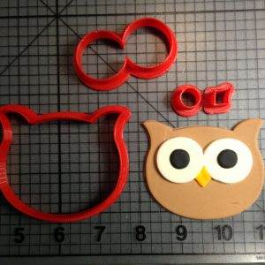 Owl Face Cookie Cutter Set