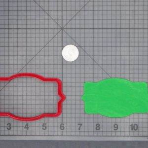 Plaque Shape 266-F823 Cookie Cutter Silhouette