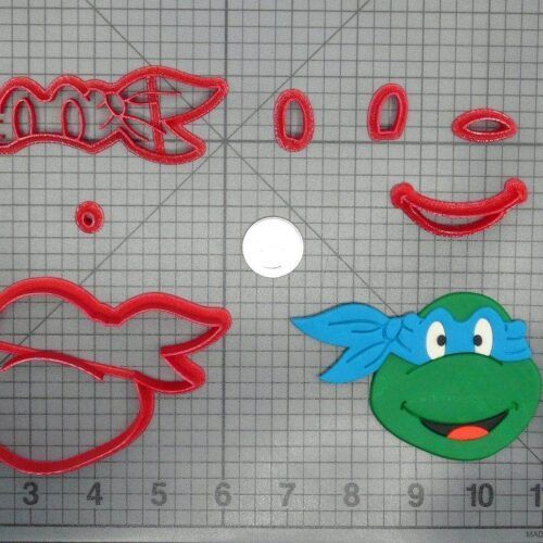 Teenage Mutant Ninja Turtles Happy Face 266-B916 Cookie Cutter Set