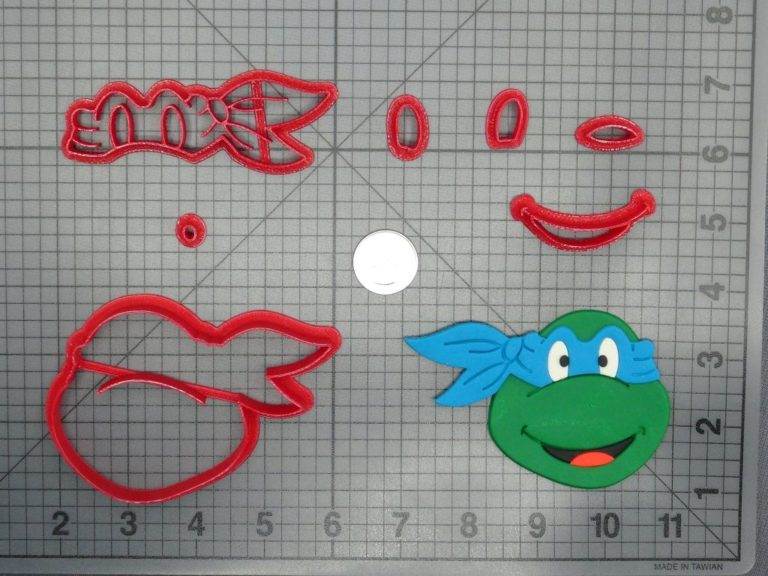 Teenage Mutant Ninja Turtles Happy Face 266-B916 Cookie Cutter SetIMPORTANT