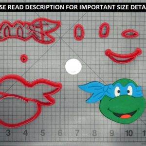 Teenage Mutant Ninja Turtles Happy Face 266-B916 Cookie Cutter Set