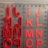 Arial Bold Font Uppercase Cookie Cutters