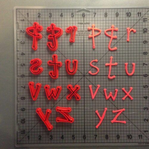 Cool Dots Font Lowercase Cookie Cutters (2)