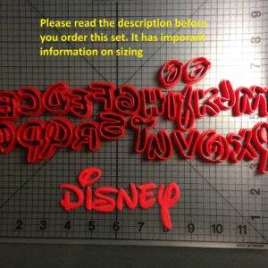 disney alphabet lowercase description