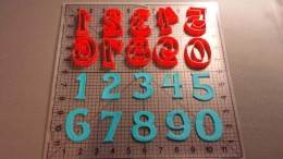 Frozen Inspired Font Number Cookie Cutters