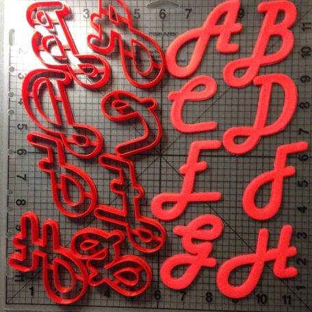 Harlow Gold Font Uppercase Cookie Cutters (1)