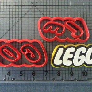 Lego Logo Cookie Cutter Set