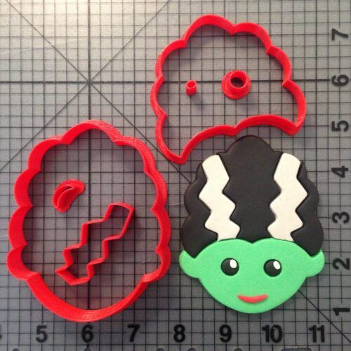 Halloween - Bride of Frankenstein 100 Cookie Cutter Set