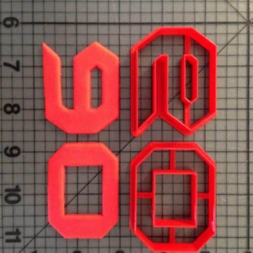 Batman Forever Font Number Cookie Cutters (2)