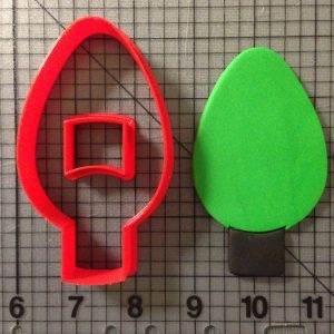 Christmas Light Cookie Cutter Set