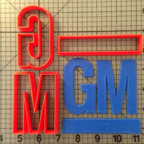 GM Logo Cookie Cutter Set (Automotive Logo 113)