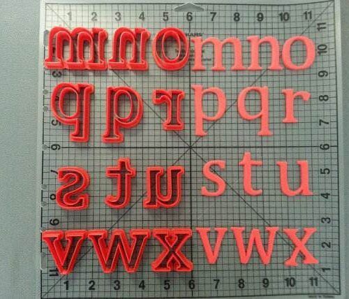 Cambria Math Font Lowercase Cookie Cutters (2)