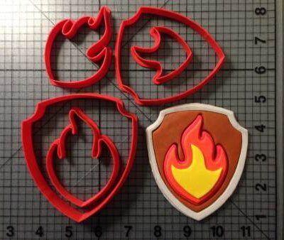 Paw Patrol - Marshall Badge 266-C276 Cookie Cutter Set