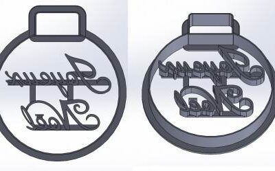 French Christmas Ornament Cookie Cutter Set