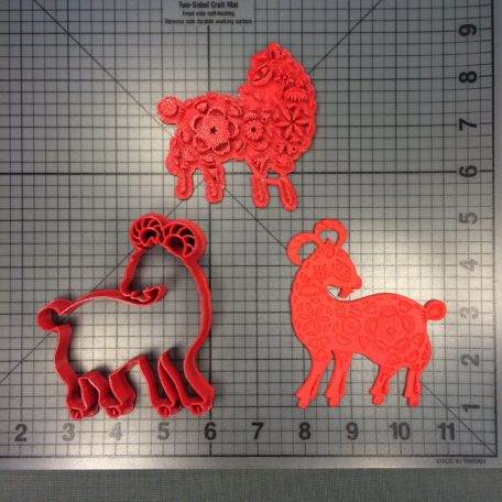 Chinese New Year 266-A696 Cookie Cutter and Stamp