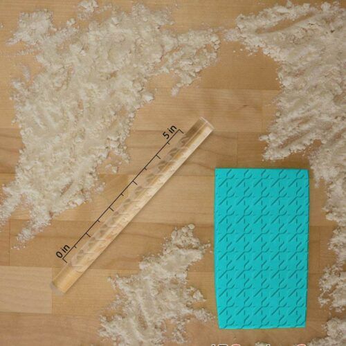 Houndstooth Pattern 765-176 Rolling Pin .5in (Small 2)