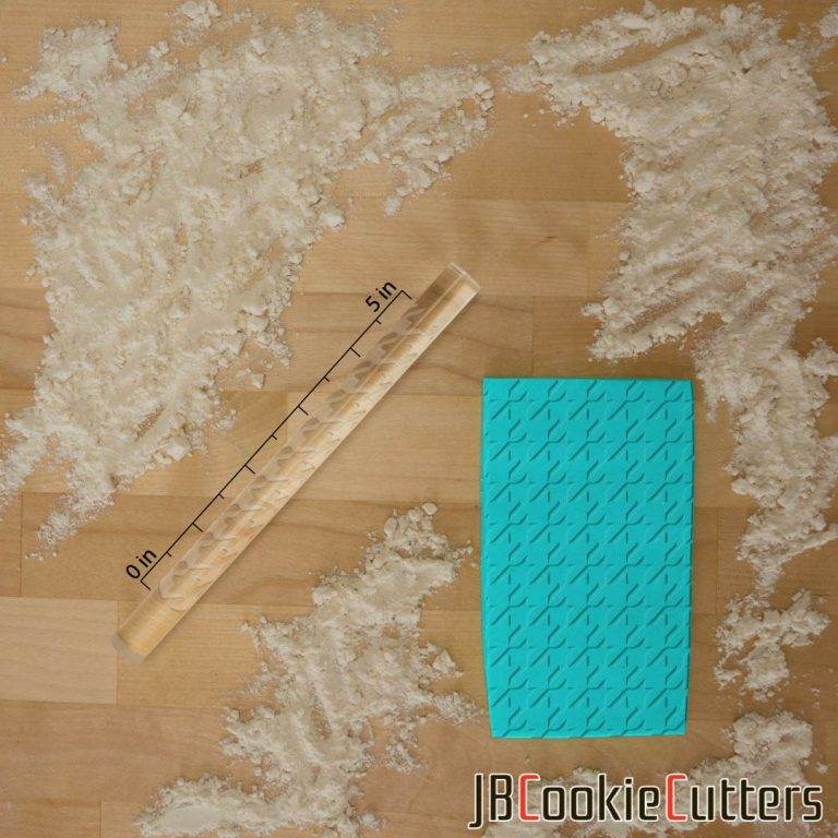 Houndstooth Pattern 765-176 Rolling Pin .5in (Small 1)