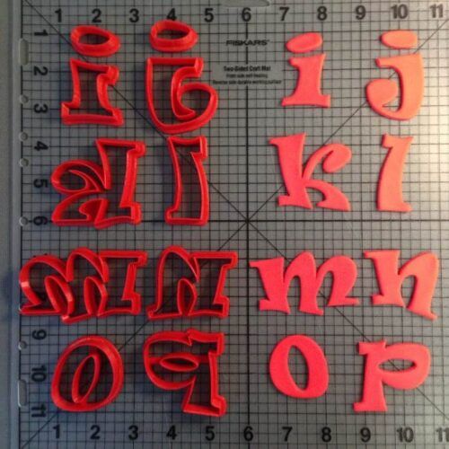 Ravi Font Lowercase Cookie Cutters (2)