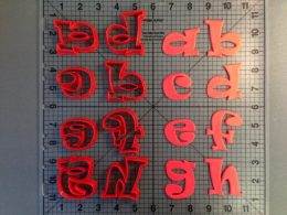 Ravi Font Lowercase Cookie Cutters (1)