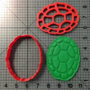 TMNT Shell Cookie Cutter and Stamp