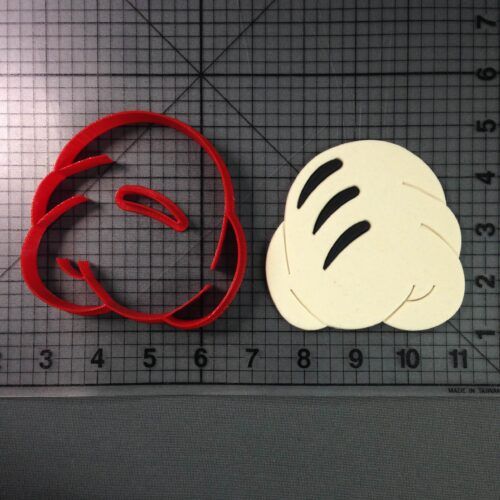Mickey Hand Number 0 Cookie Cutter