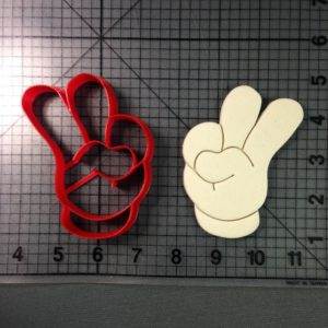 Mickey Hand Number 2 Cookie Cutter