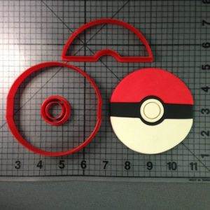 Pokemon Ball Cookie Cutter Set