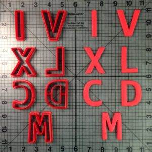 Roman Numeral Cookie Cutters
