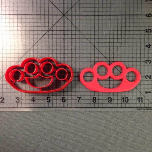 Brass Knuckles Cookie Cutter