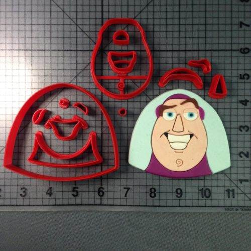 Toy Story - Buzz Lightyear Face Cookie Cutter Set