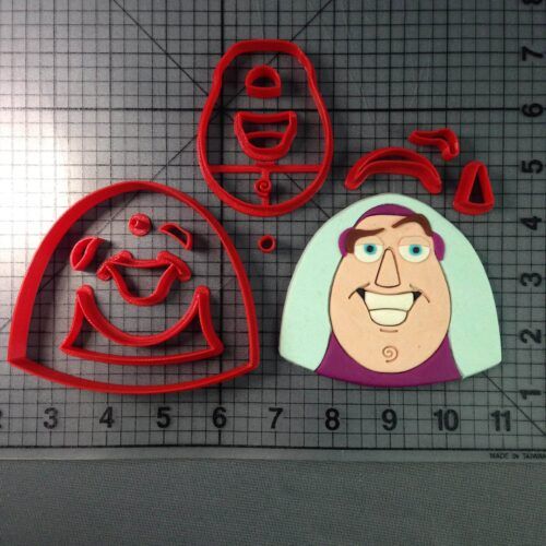 Buzz Lightyear Face Cookie Cutter Set