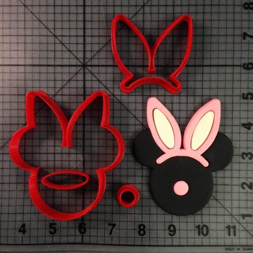 Mickey Mouse With Bunny Ears Cookie Cutter