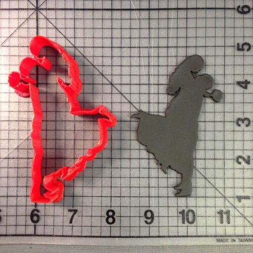 Bride & Groom Silhouette Cookie Cutter