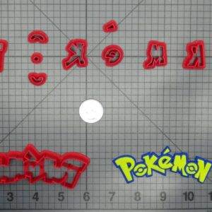 Pokemon Logo 266-B935 Cookie Cutter Set